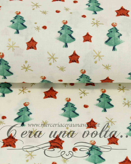 Tessuto in cotone Arbre Avorio