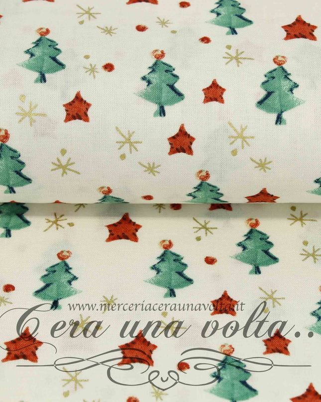 Tessuto in cotone Arbre Avorio