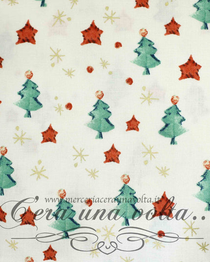 Tessuto in cotone Arbre Avorio