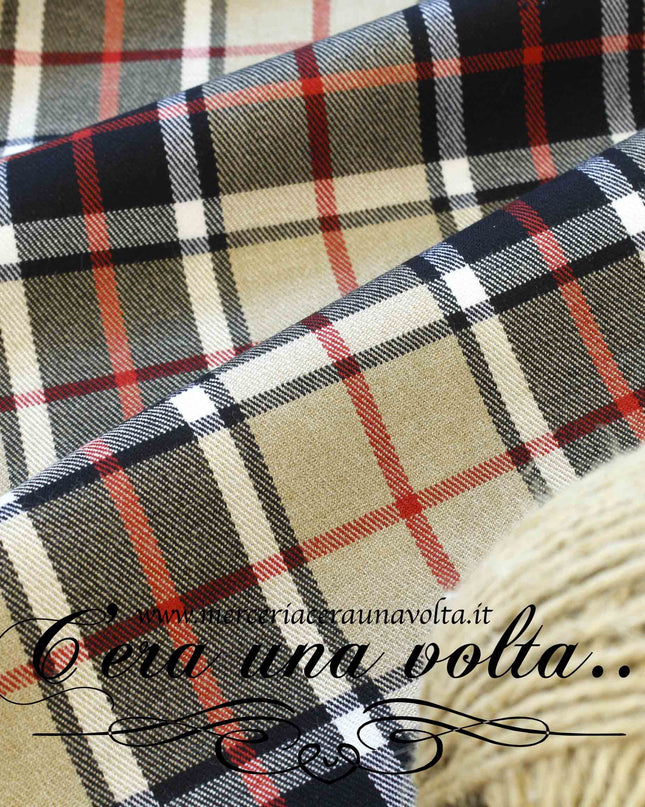 Tessuto Tartan