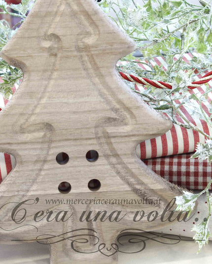 Bottone in legno Albero