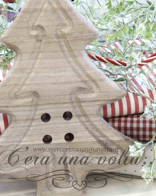 Bottone in legno Albero