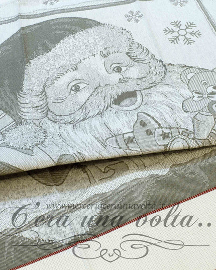 Strofinaccio Babbo Natale Tortora