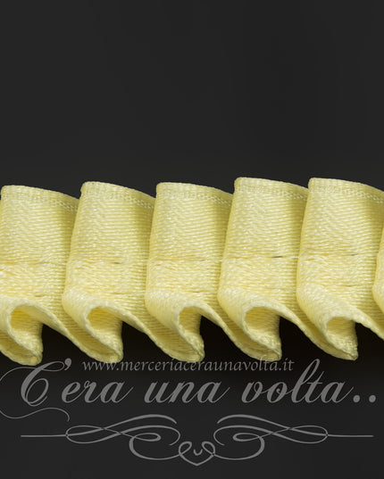 Nastro plissettato di raso