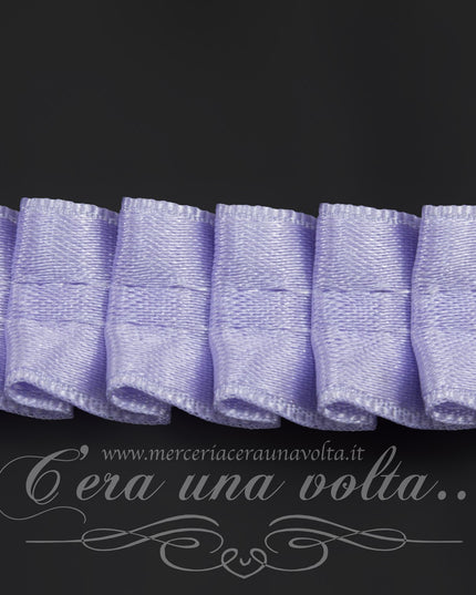 Nastro plissettato di raso