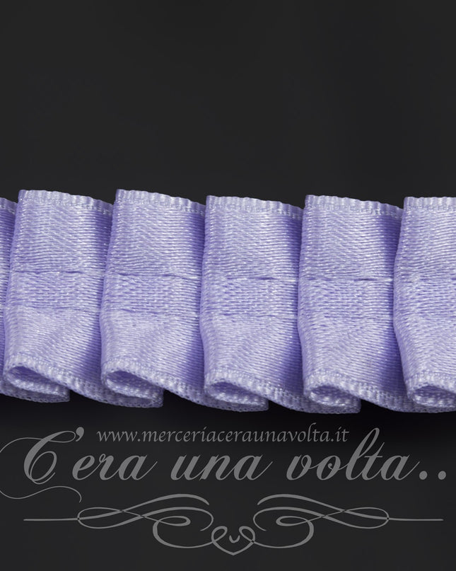 Nastro plissettato di raso