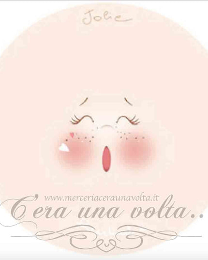 Viso stampato su tessuto Jolie