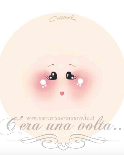 Viso stampato su tessuto Chanel