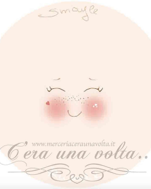 Viso stampato su tessuto Smyle