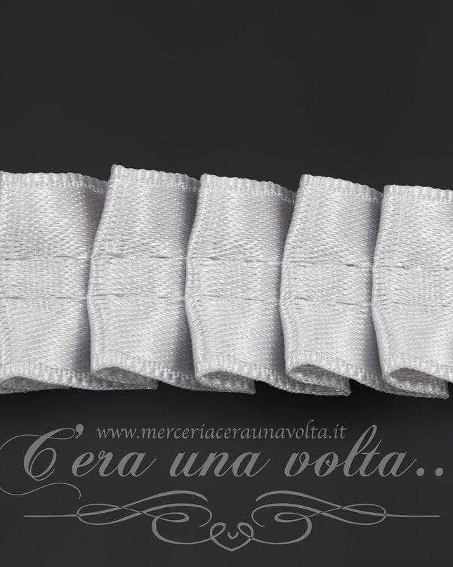 Nastro plissettato di raso