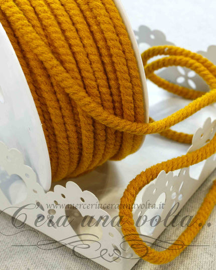 Cordone ritorto in cotone opaco