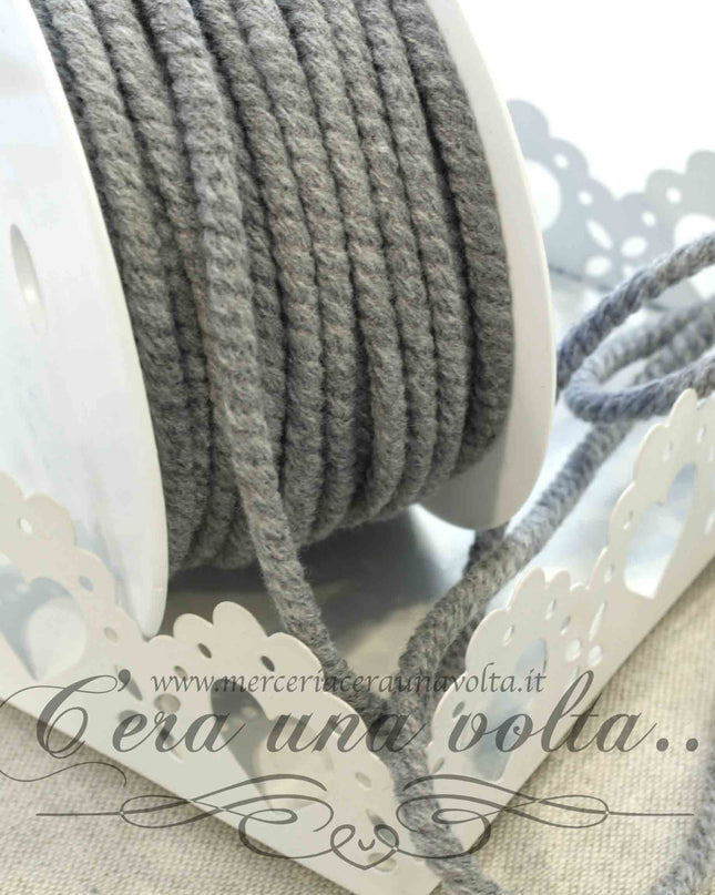 Cordone ritorto in cotone opaco