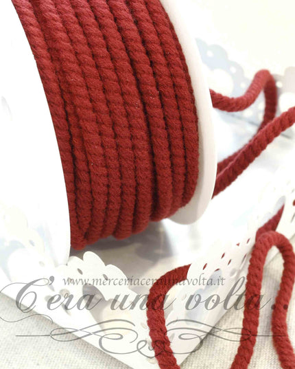 Cordone ritorto in cotone opaco