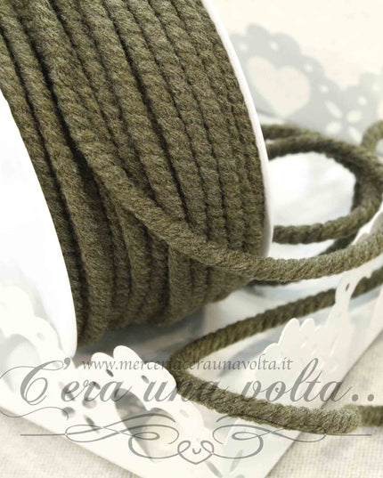 Cordone ritorto in cotone opaco