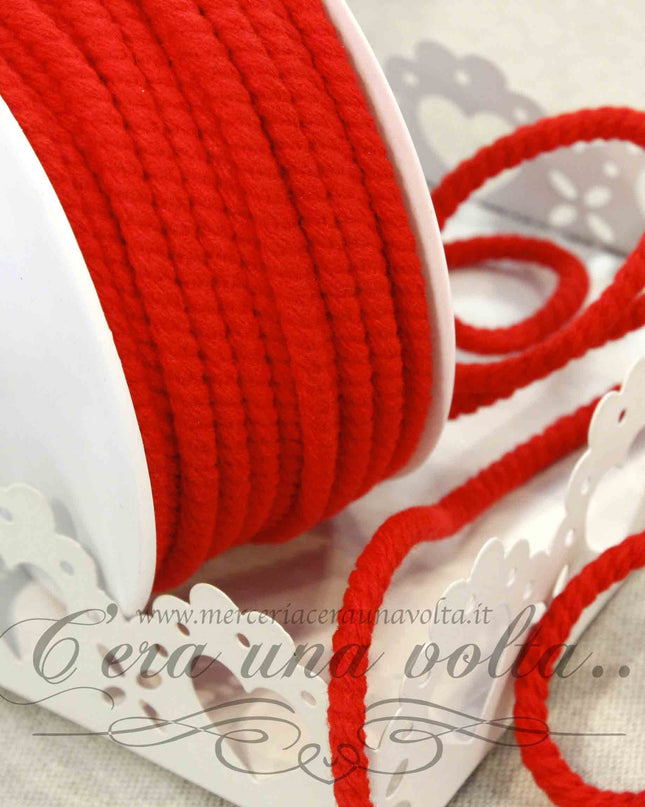 Cordone ritorto in cotone opaco