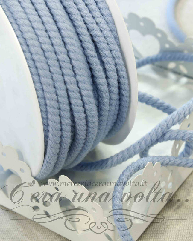 Cordone ritorto in cotone opaco
