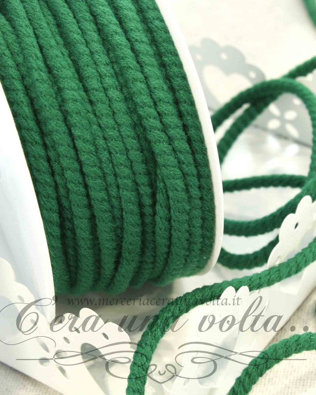 Cordone ritorto in cotone opaco