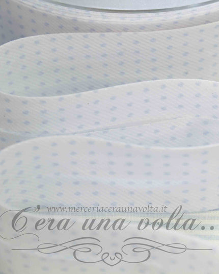Sbieco in Cotone Piquet Pallini