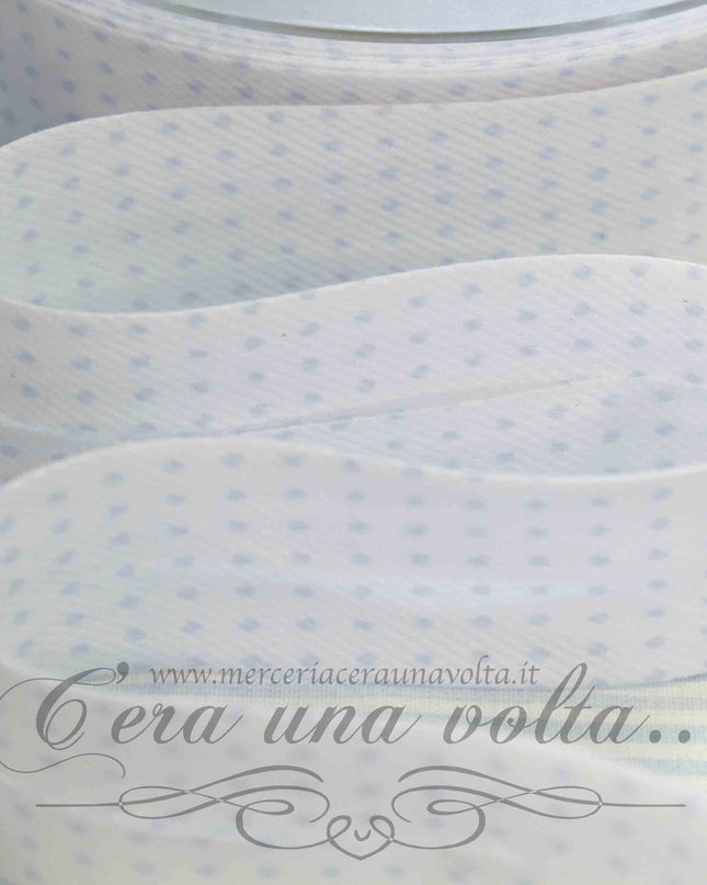 Sbieco in Cotone Piquet Pallini