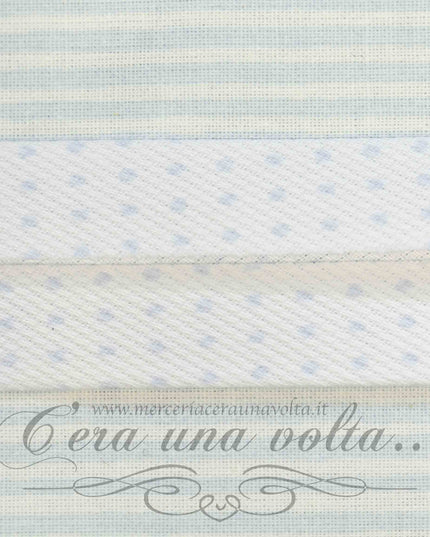 Sbieco in Cotone Piquet Pallini