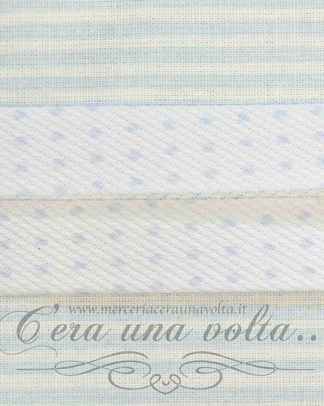 Sbieco in Cotone Piquet Pallini