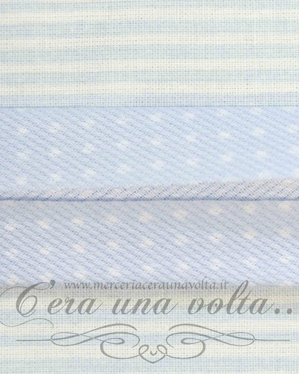 Sbieco in Cotone Piquet Pallini