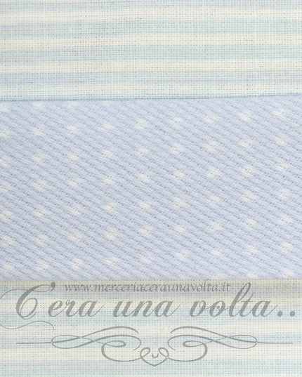 Sbieco in Cotone Piquet Pallini