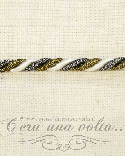Cordone ritorto in lurex