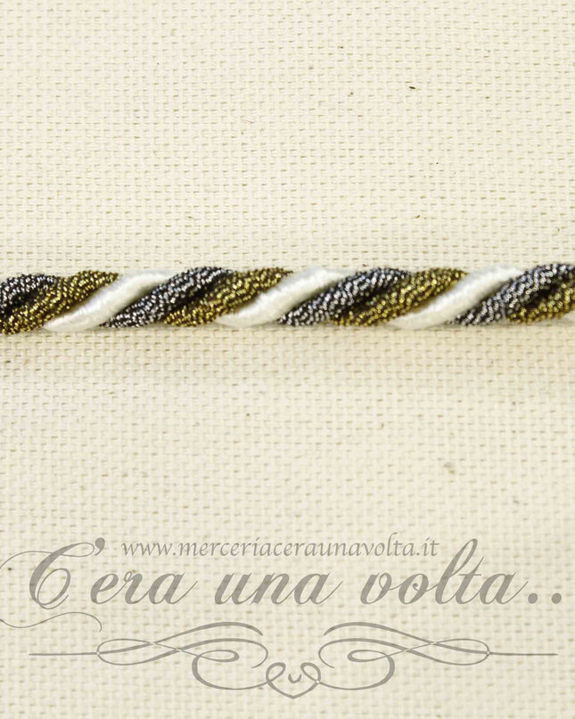 Cordone ritorto in lurex