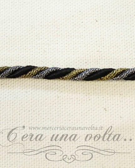 Cordone ritorto in lurex