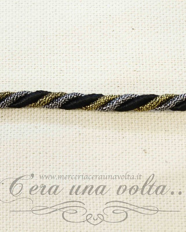 Cordone ritorto in lurex