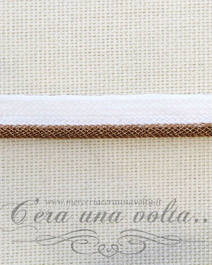 Cordone in lurex con fettuccia