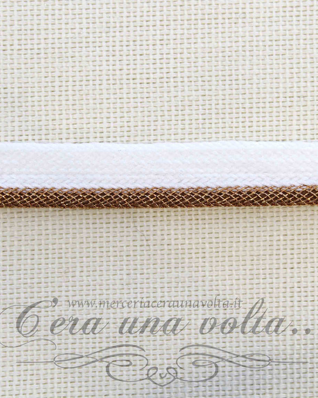 Cordone in lurex con fettuccia