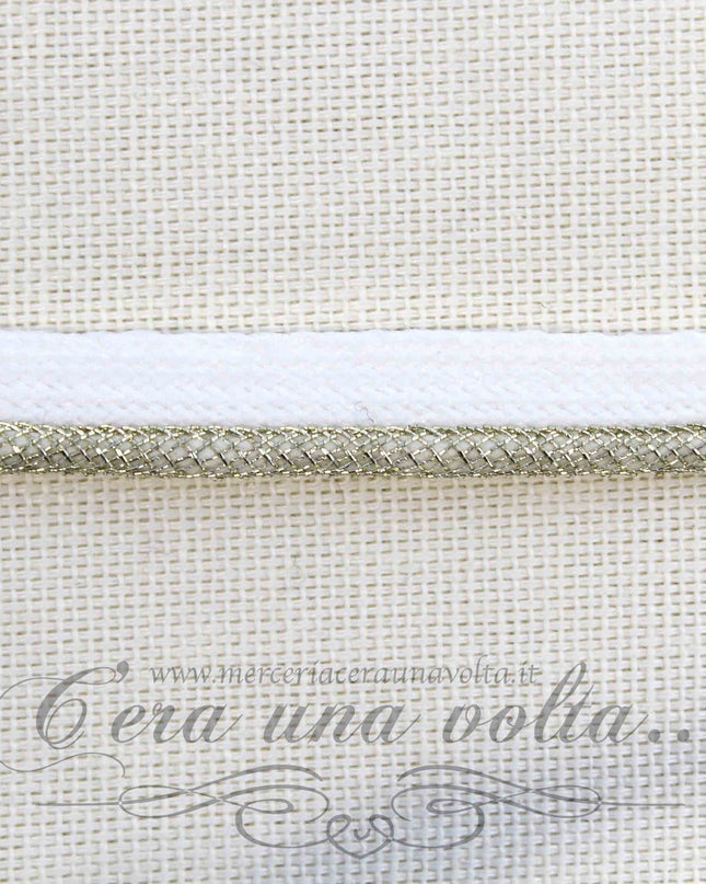 Cordone in lurex con fettuccia