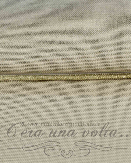 Cordone in lurex con fettuccia