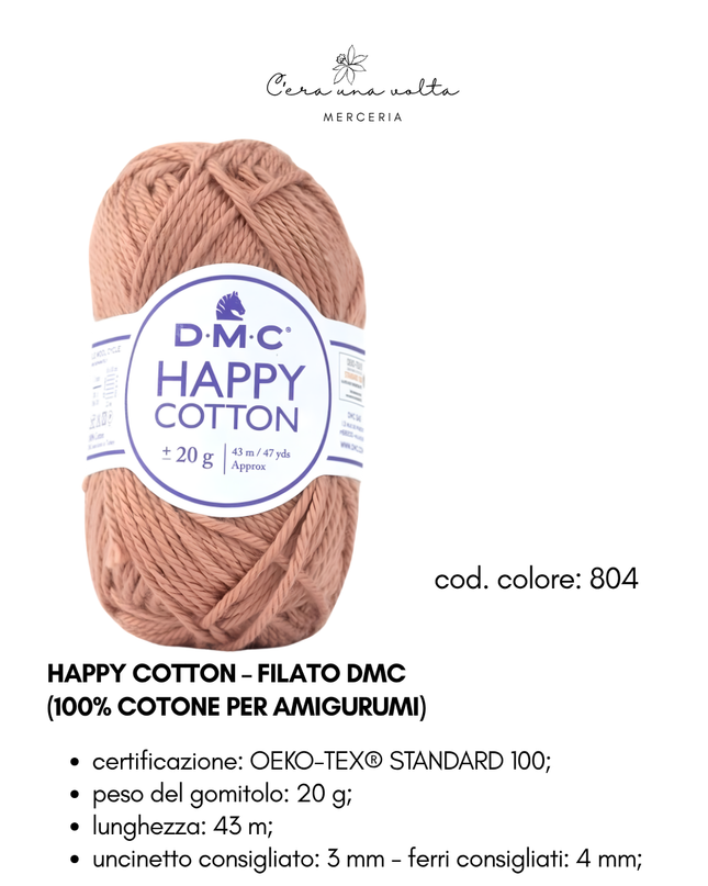 DMC Happy Cotton – Filato 100% cotone per amigurumi