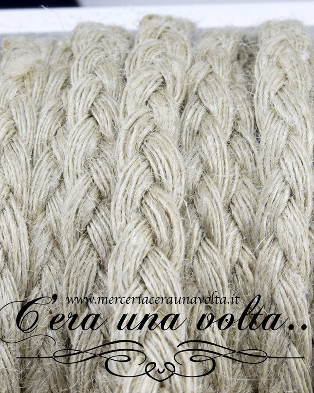 Passamaneria in lino treccia