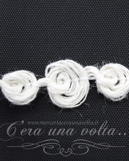 Passamaneria in lino rose
