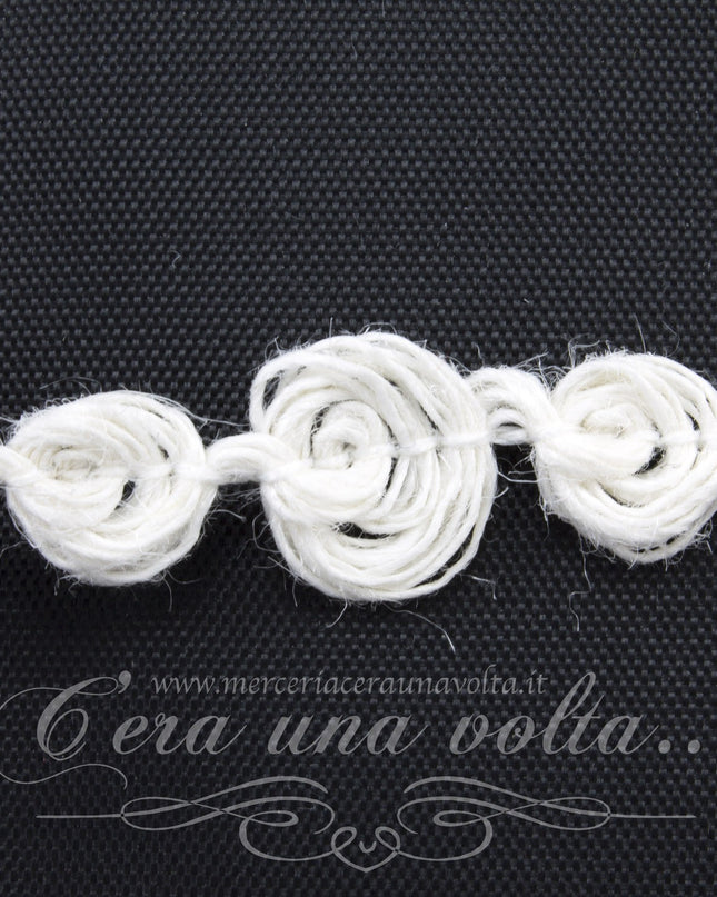 Passamaneria in lino rose
