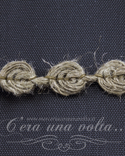 Passamaneria in lino rose