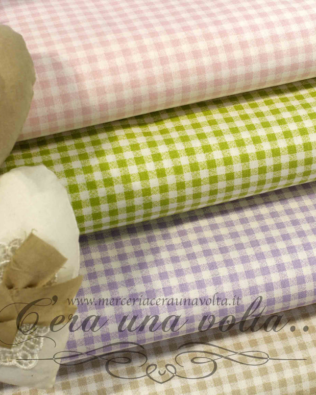 Tessuto Fantasia Vichy