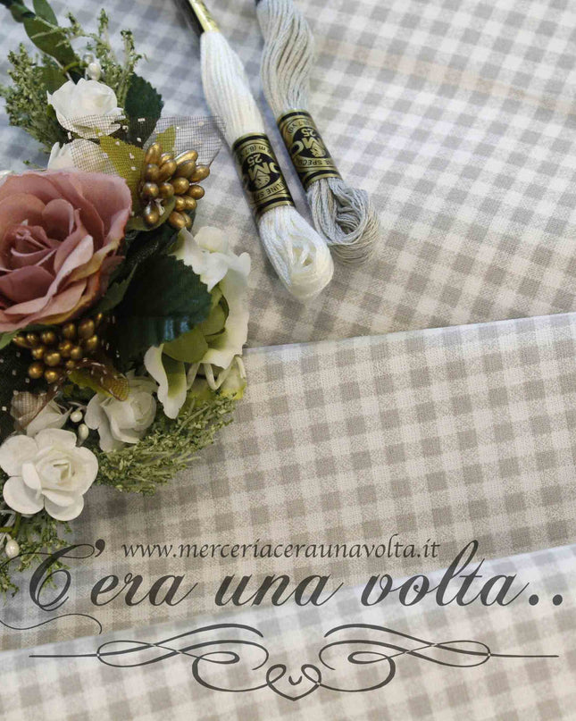 Tessuto Fantasia Vichy