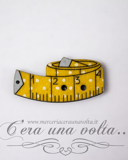 Bottone in legno metro 3 colori