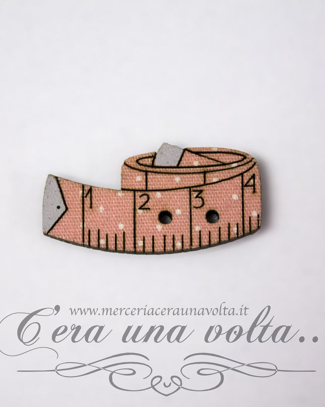 Bottone in legno metro 3 colori