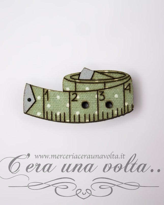 Bottone in legno metro 3 colori