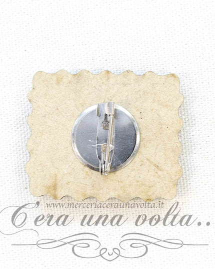 Spilla Decorativa Black Sewing Machine