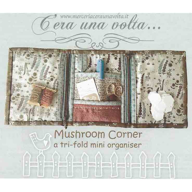 Cartamodello Quilting Tri-fold Mini Organiser