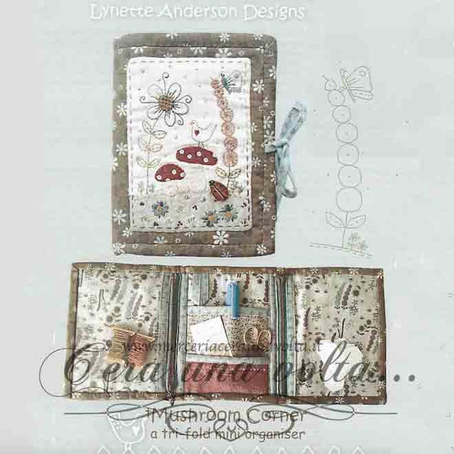 Cartamodello Quilting Tri-fold Mini Organiser