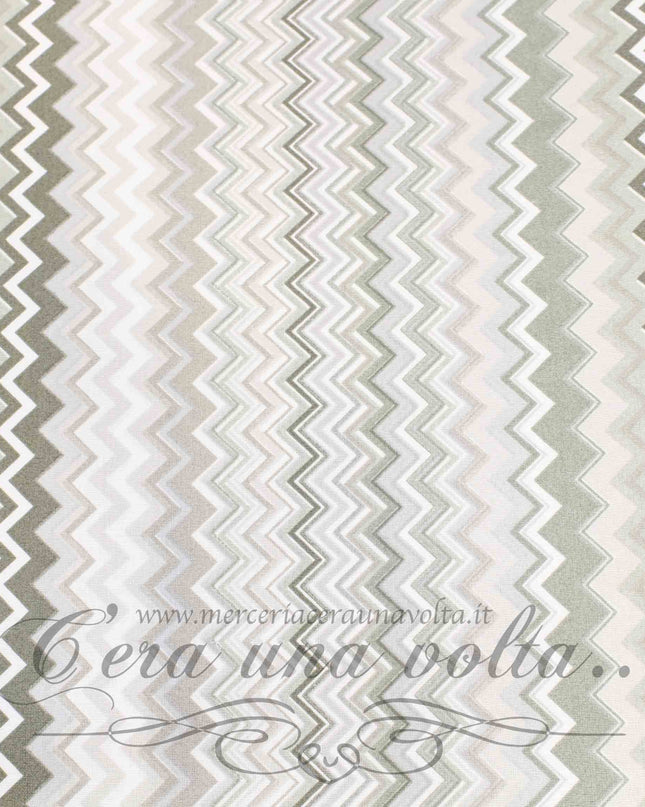 Tessuto in cotone Zig Zag