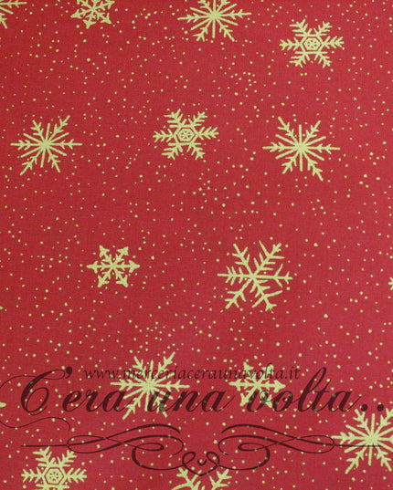 Tessuto in cotone Cristaux de Neige